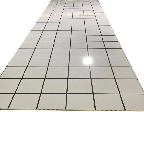 Colorful Flower Stripe Light Green Rock Pvc Spc Wall Panel Waterproof Decoration