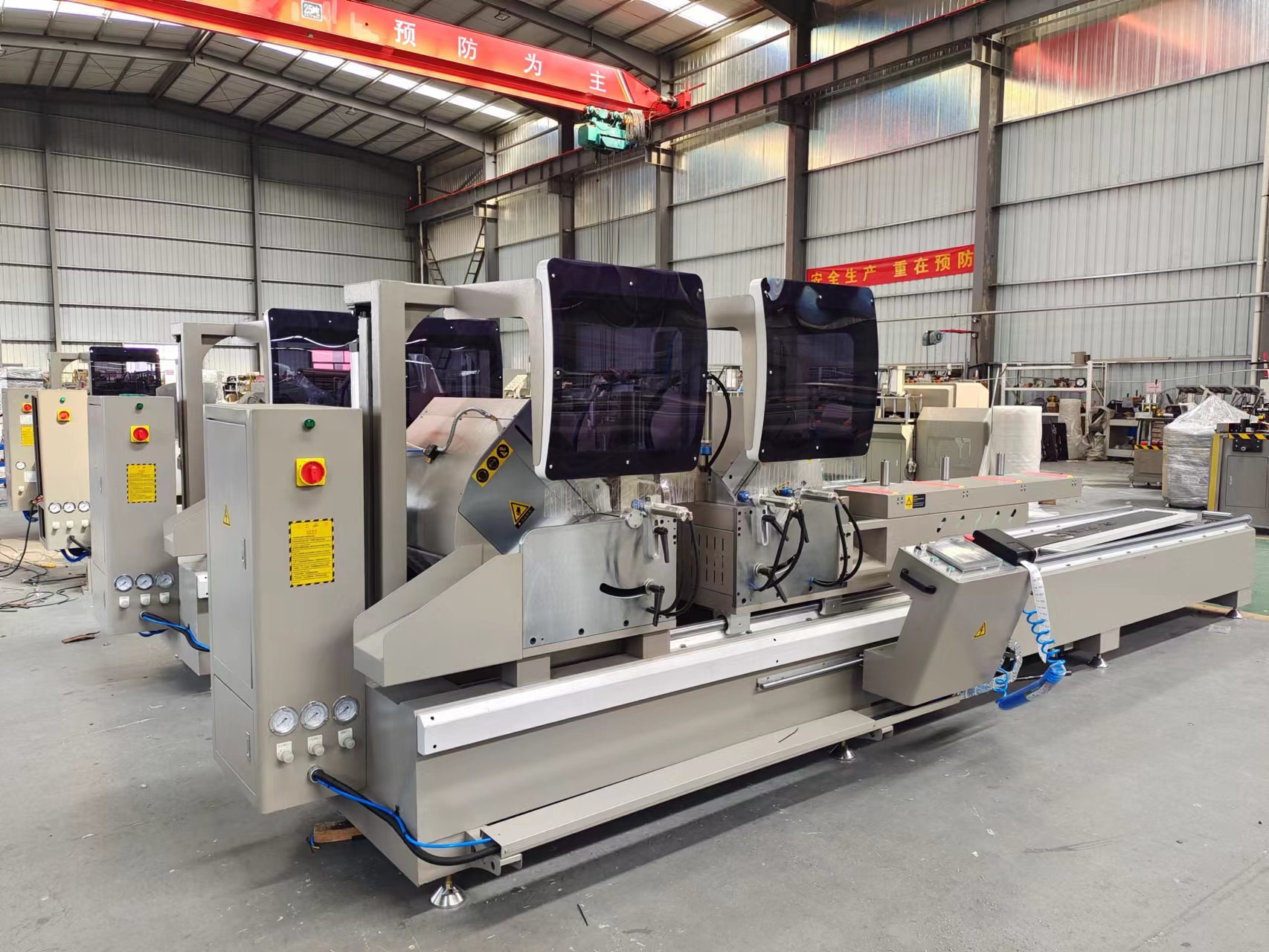 600mm Double Head Mitre Saw Machine Aluminum Profile Automatic Mitre Saw