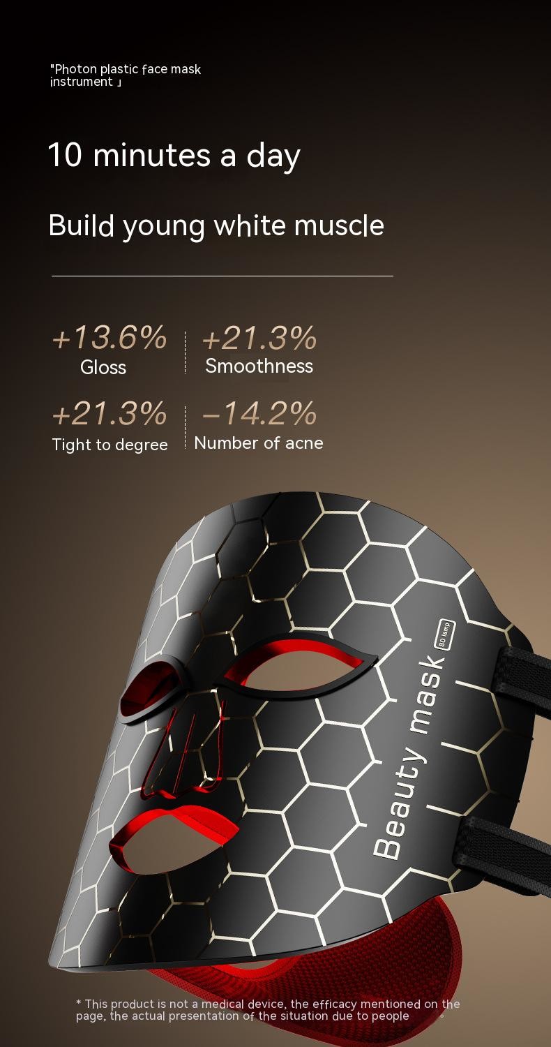 Hight Quality Medical Beauty Led Mask with Led Light Therapy Face Mask Infrared Led Mask Silicone