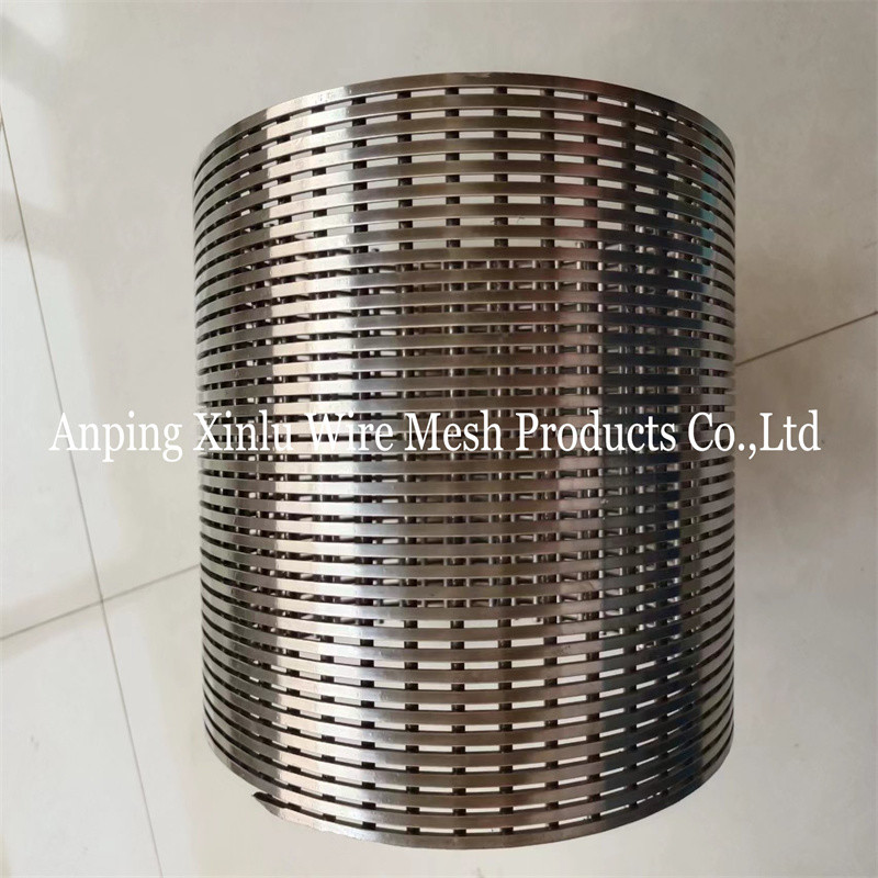 Activited Carbon Filter Wedge wire wrapped johnson screen pipe Customized length