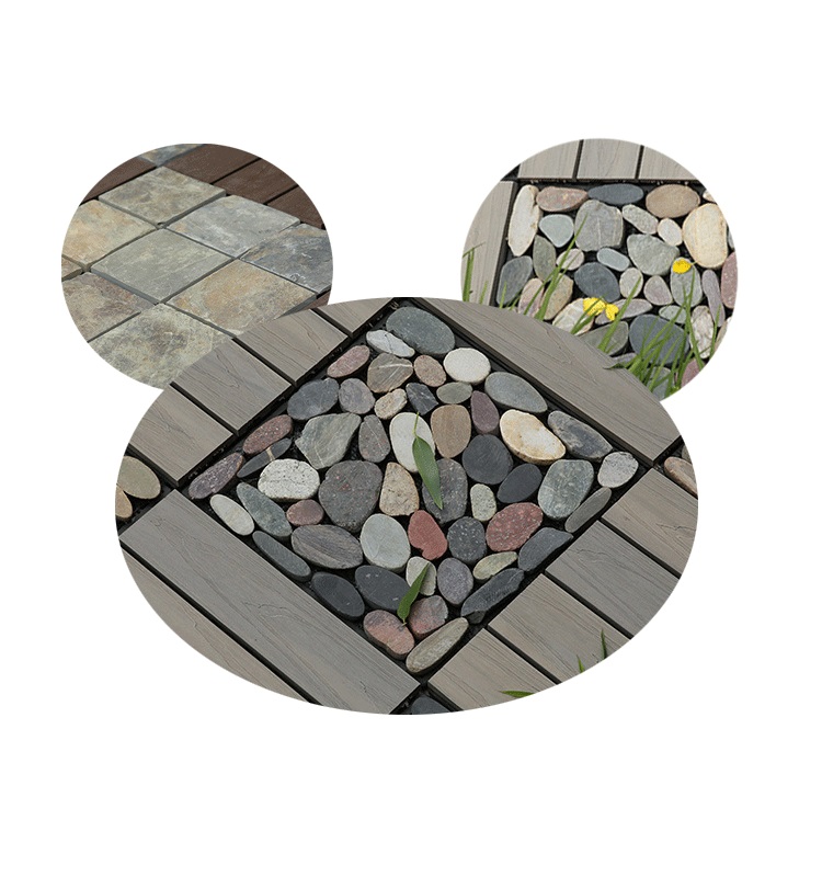 Square Portable Dance Floor 91*91cm Platform Size for Stone Tile Wall and Paving Stone