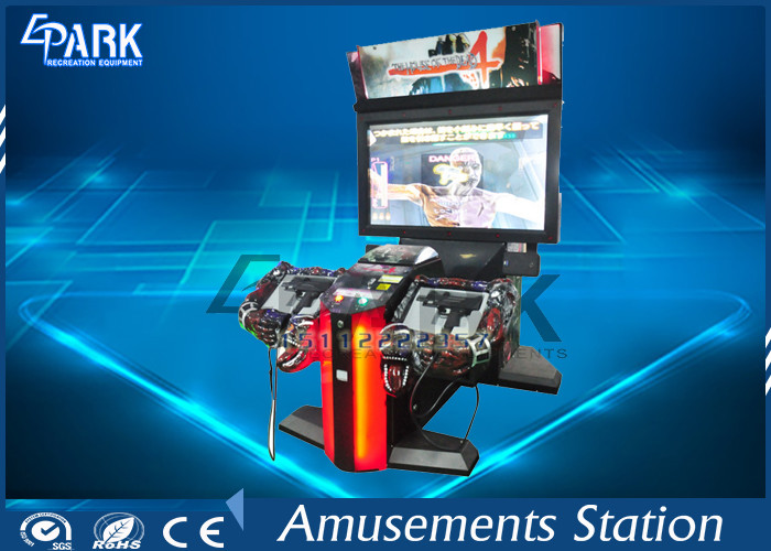 LCD Screen Coin Operated Arcade Machines With Beautiful LED Lighting