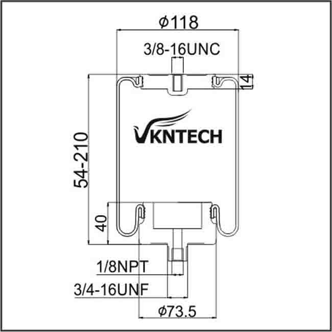 W02-358-7031 Firestone Air Bag Cabin Air Springs ABSZ70-7001 227QS33 VKNTECH 1S7031