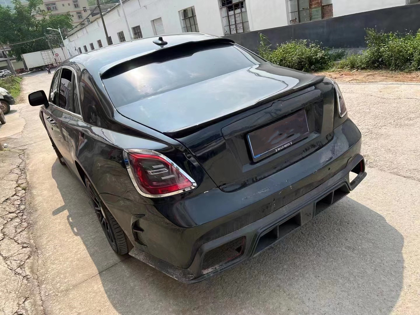 Auto Parts Ghost Body Kit Rolls Royce Front And Rear Bumper Hood 280MM