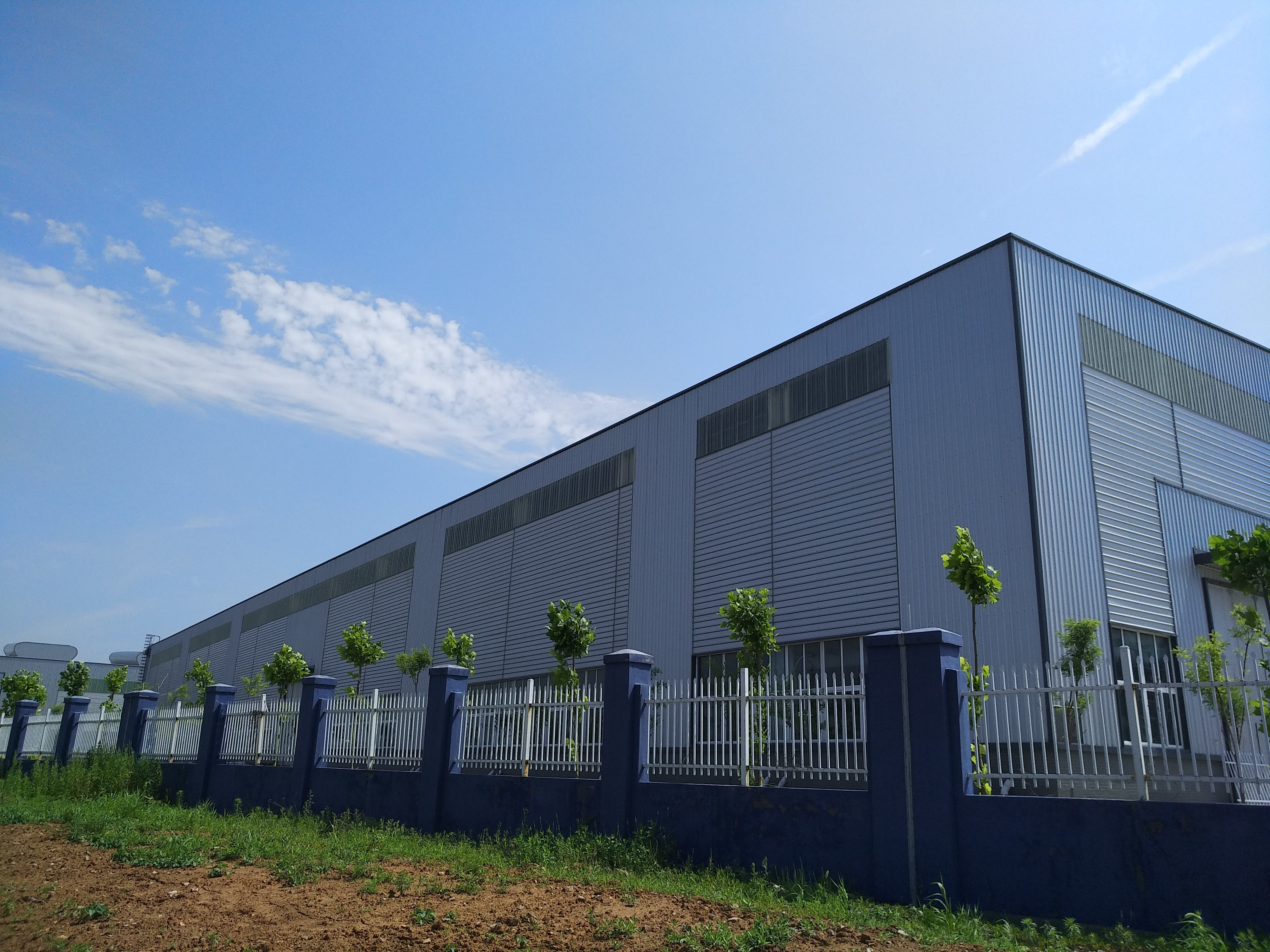 Industrial Prefabricated Metal Structural Building Workshop Construction