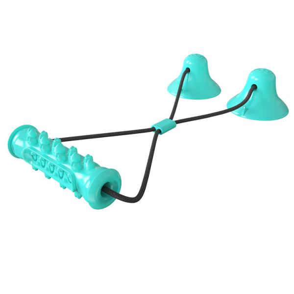 High Quality New Single Suction Cup Molar Ball Dog Toothbrush Teeth Cleaning
