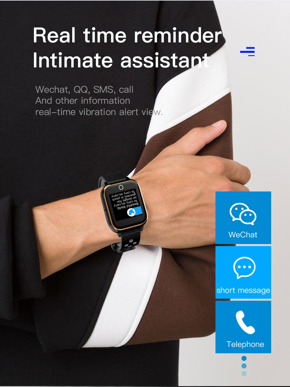 1.4inch 240*240 M6 Anti Lost Smart Watch Sleep Monitoring Alarm Health Protection Smartband