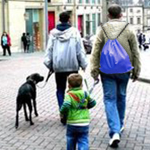 Multicolor Drawstring Backpack