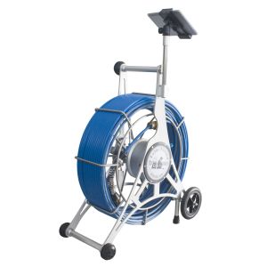  Wear Proof SS Structure Sewer Inspection Camera , Pipe Inspection System With High Light LED Lamps Manufactures