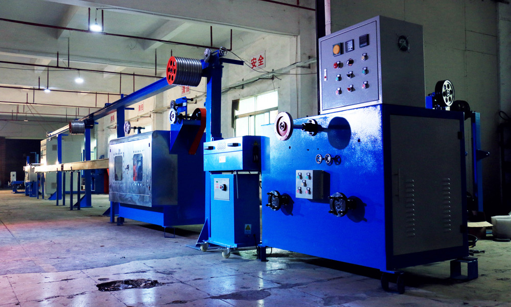 45kw PVC 70 Double Position Siemens Motor Cable Extruder Machine Line For 1.5 2.5