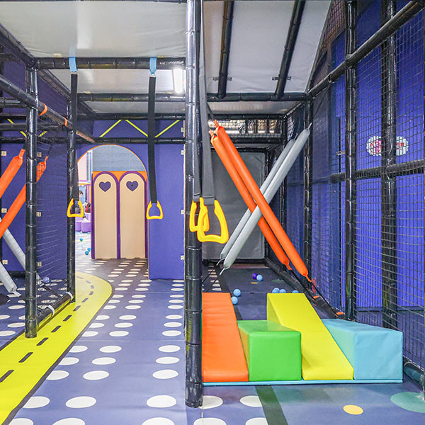 Double Layer Junior Ninja Course Equipment For Indoor Playground