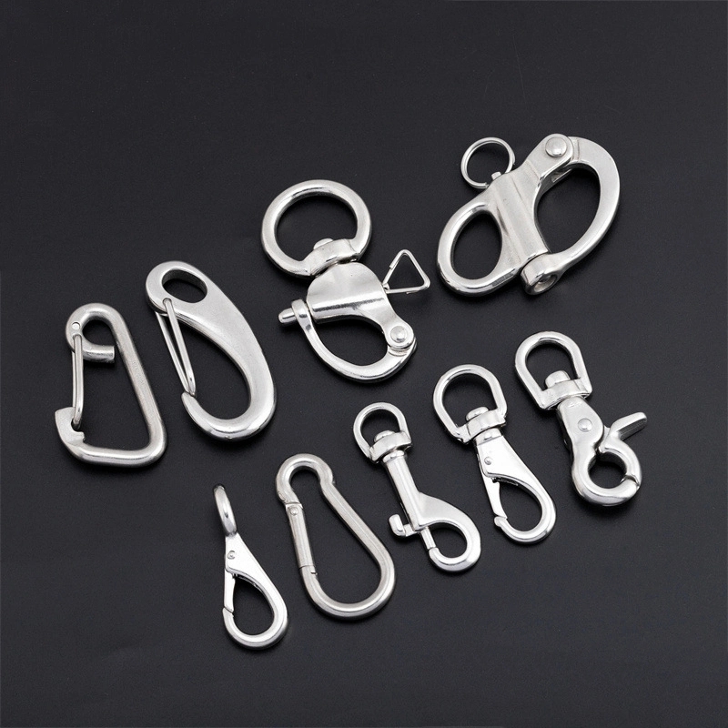 Heavy Industry Stainless Steel Spring Open End Sail Snap Hook with OEM Acceptance