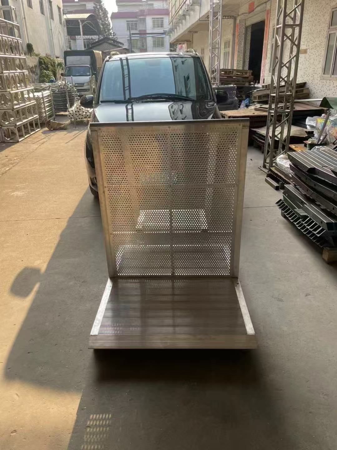 Aluminum Crowd Control Barrier Fence Quick Assembly For Trade Shows / Events