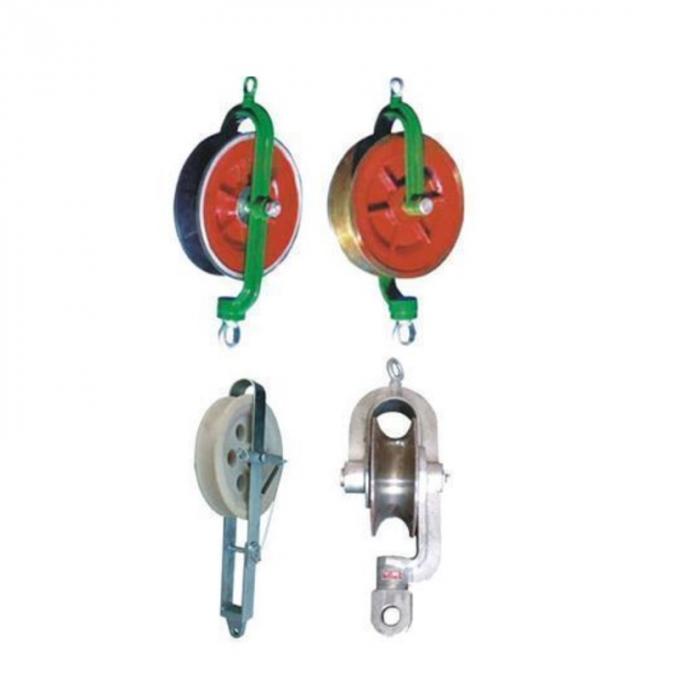 SHC Model 1T Universal Hook Style Stringing Pulley Block For Aerial Cable 2