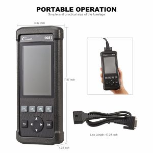 Launch DIY Scanner CReader 9081 CR9081 Full OBD2 Scanner+ABS+Oil+EPB+BMS+SAS+DPF