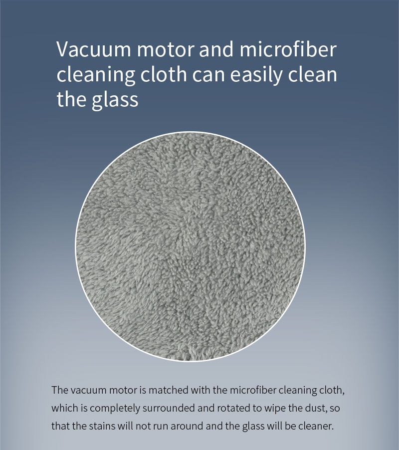 Lower Household Electric Glass Window Robot Vacuum Cleaner with Intelligent Cleaning