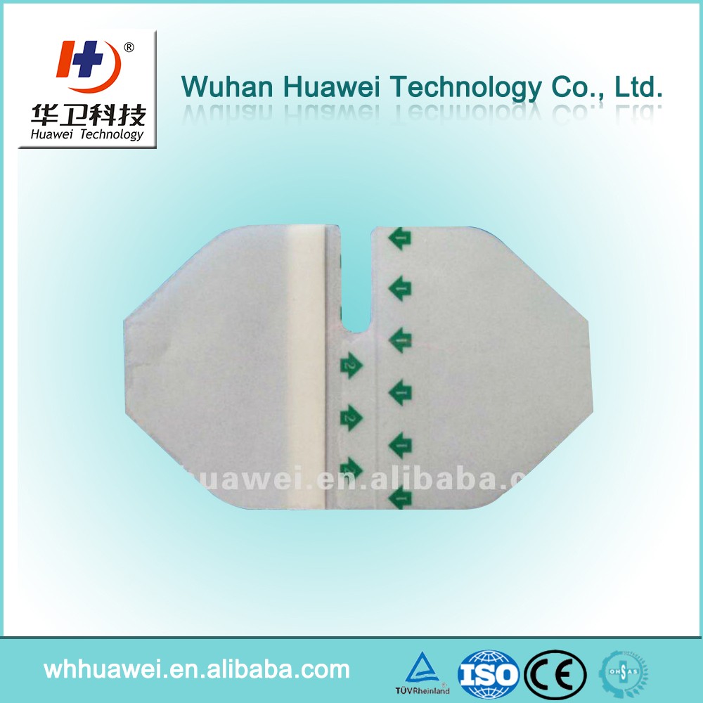 Medical IV cannula fixation transparent film dressing