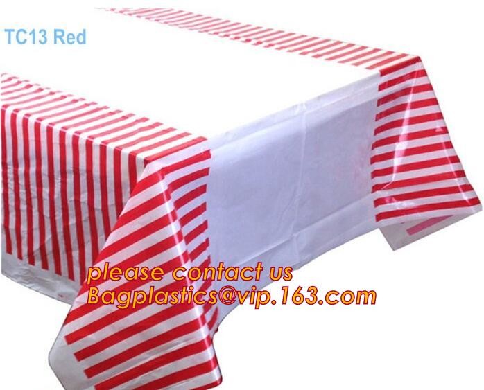 WHOLESALE DISPOSABLE PE PRINTED POLKA DOTS PARTY TABLE CLOTH, TABLE COVER,1PCS/BAG,600BAGS/CTN,SEASONAL PACKAGING TPU EV