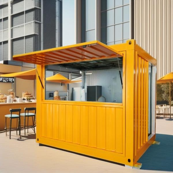 10FT Mini Pop-up Container House for Coffee Shop Bar Fast-Food Restaurant