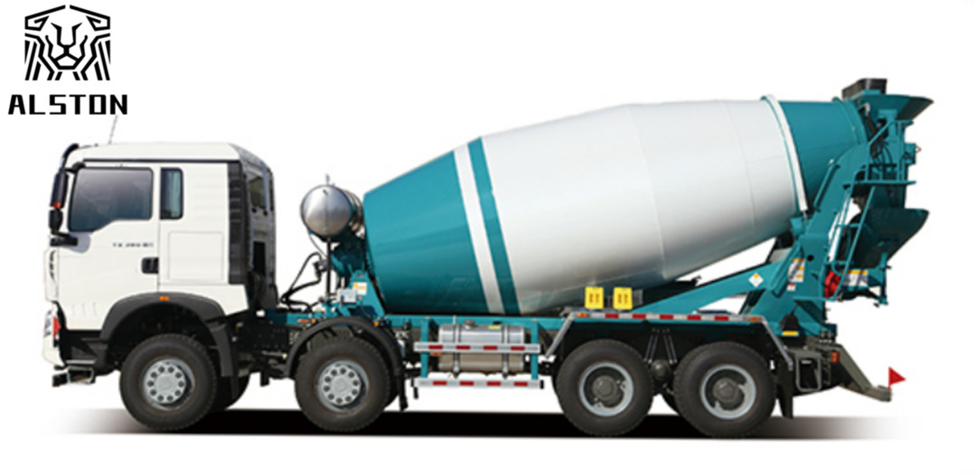 Sinotruk Howo TX 8x4 Concrete Mixer Truck , Used Howo TX 340HP Mixer Truck