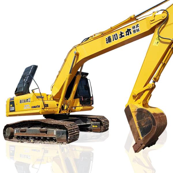 Japanese Imported Original Used Komatsu PC220-8 Excavator 110kw Rated Power 400L