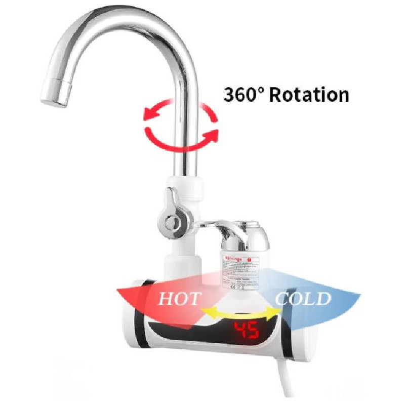 Kitchen Use 3000W Electric Hot Water Tap IPX4 With Touch Sensor