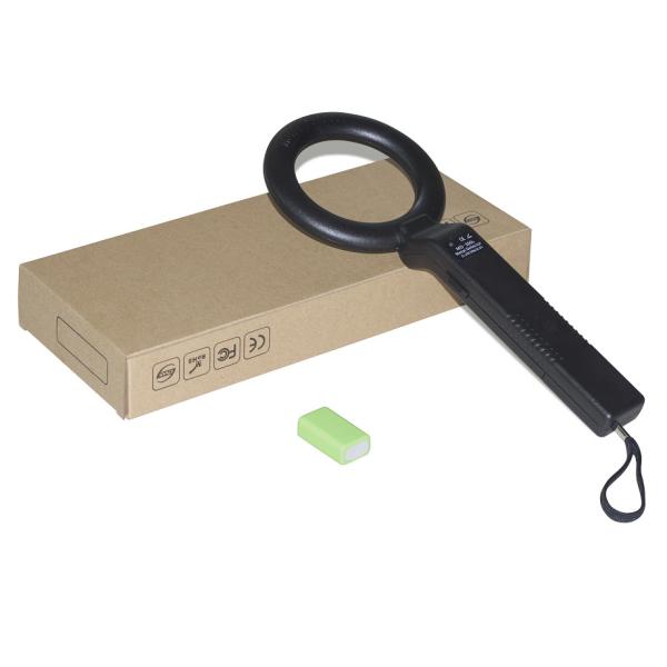 Round Hand Held Security Metal Detector Sensitivity Regulating Hole Adjust