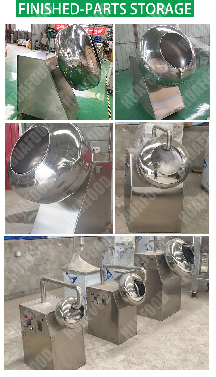 Zhengzhou manufacture peanut sugar coated tablets powder coating machine