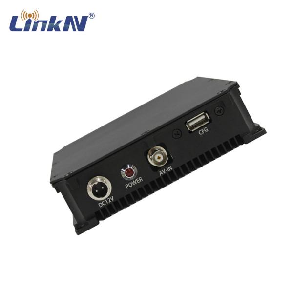 China UGV Wireless Video Transmitter Analog NTSC PAL COFDM QPSK AES Encryption Low Delay DC 12V on sale