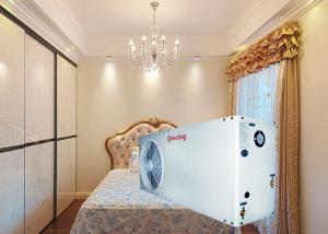  High COP air source hot water heat pump 110L water tank DC heat pump Manufactures