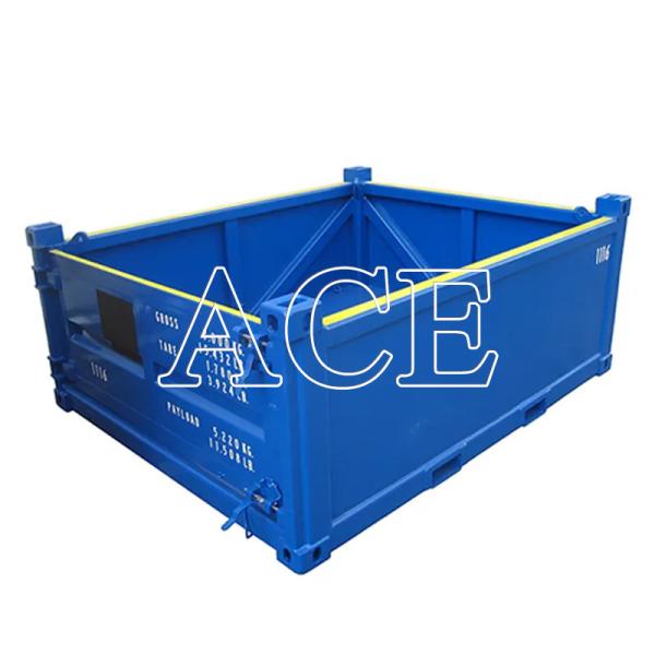 10ft DNV 2.7-1 Standard Offshore Cargo Baskets Half-Height Dry Steel Container