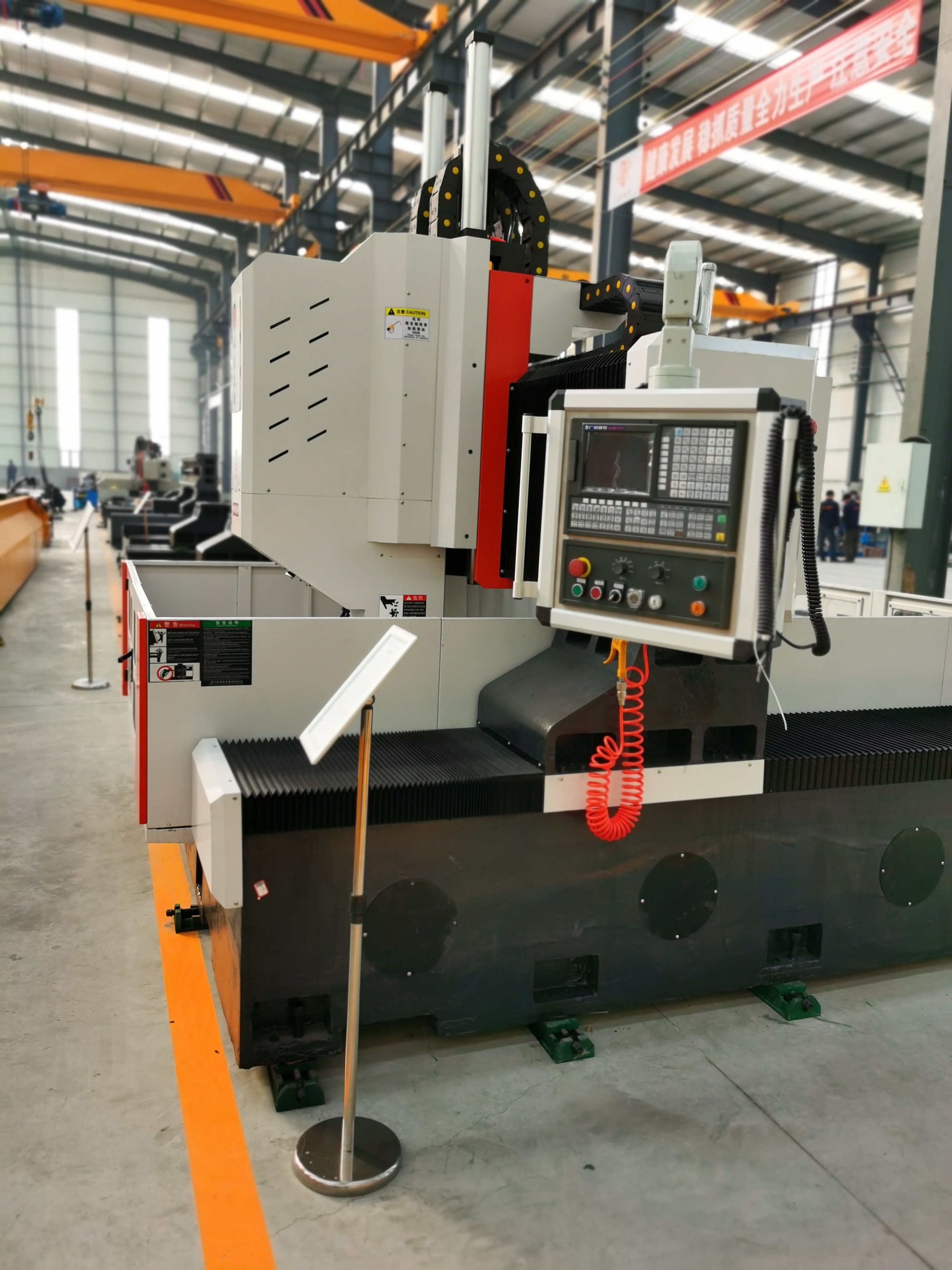 High Speed CNC Metal Plate Flange Drilling Machine With Tapping Function BHD1010