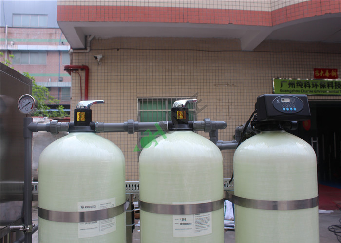 Multi Media Industrial Water Purification Equipment With Ozone , UV