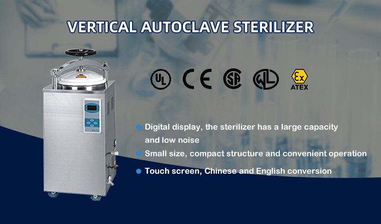 Chemical Medical Vacuum Autoclave High Pressure Steam Sterilizer Machine