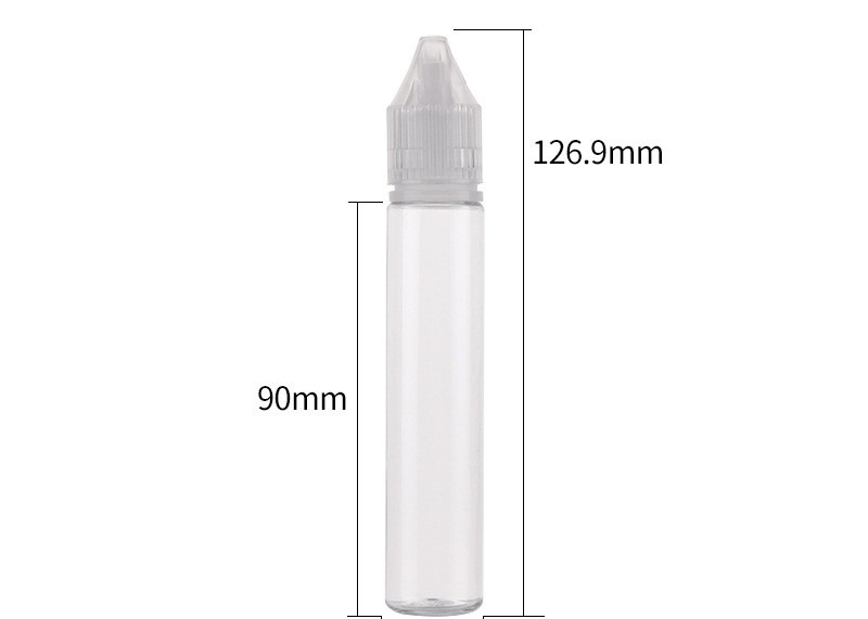 30 ml V3 Essential Oil Screw Black Plastic Lid Plastic Bottle Dropper Tamper Evident