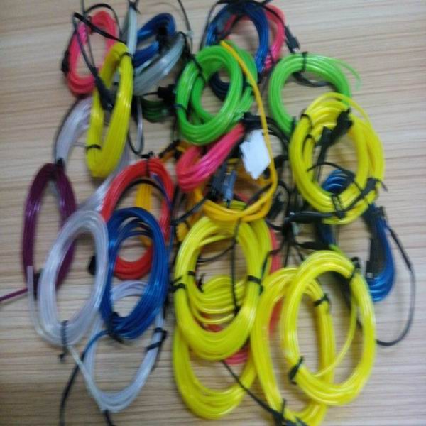 generation 3 cheap cuttable neon wire el wire with mulit colors