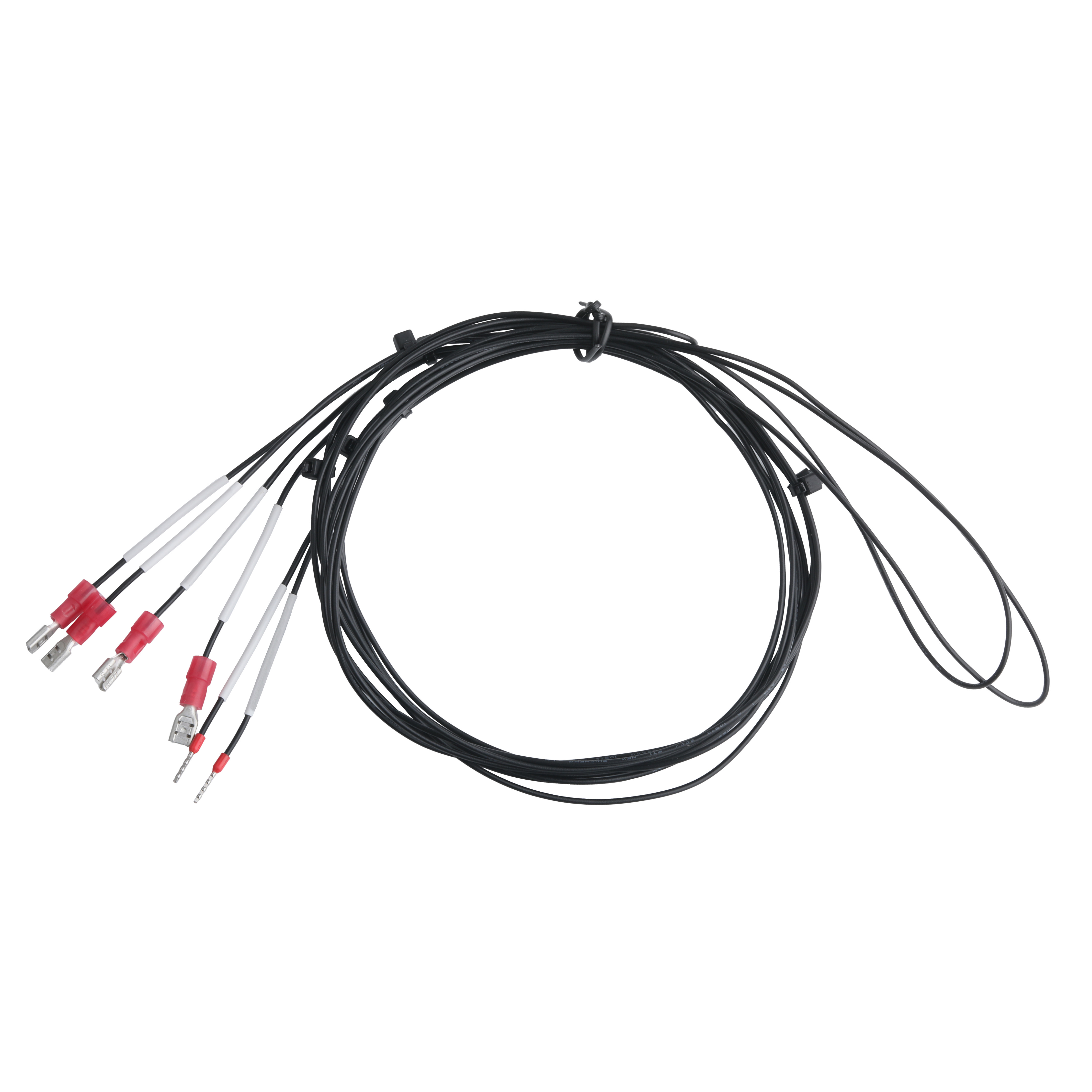 Customized Cable Extensions ID2.5~3.5*30m SHRINK RATI0>50% White 300~600V 125C Mark:BACK TAMPER-OPEN