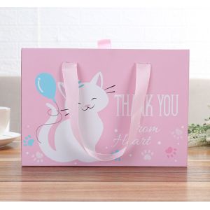 High Smoothness 300 Grams Drawer Gift Box With Ribbon Handle