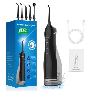 China Customizable Nozzle Tips Electric Water Flosser 300ml Rechargeable UKCA Certificate on sale