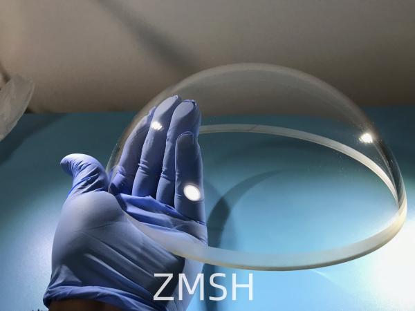 Al2O3 Sapphire Dome K9 Glass Hardness Mohs9 High Pressure Resistivity Optical