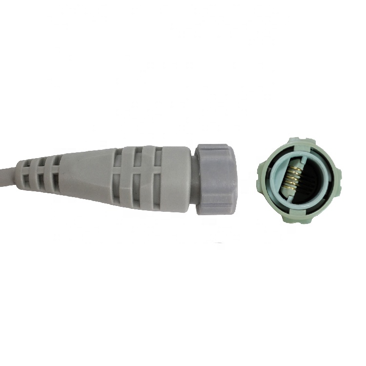 IBP adapter cable Compatible for Nihon Kohden monitor to Argon transducer