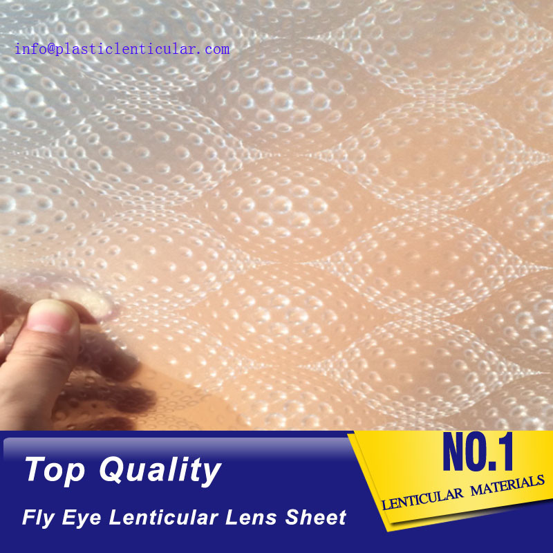 PLASTIC LENTICULAR Super translucent led light diffuser sheet PP 3d fly eye lenticular films