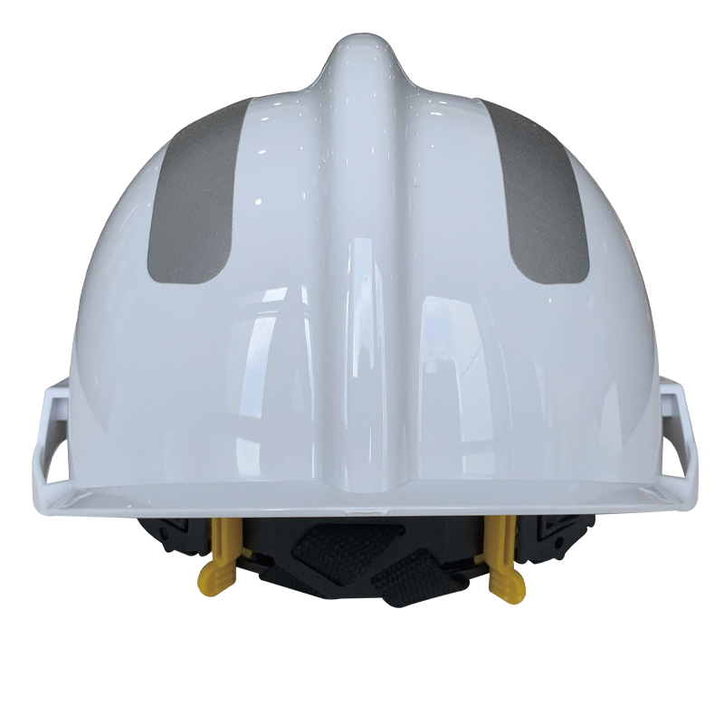High Security Anti Fire Control Helmet with White ABS and Curve Visor