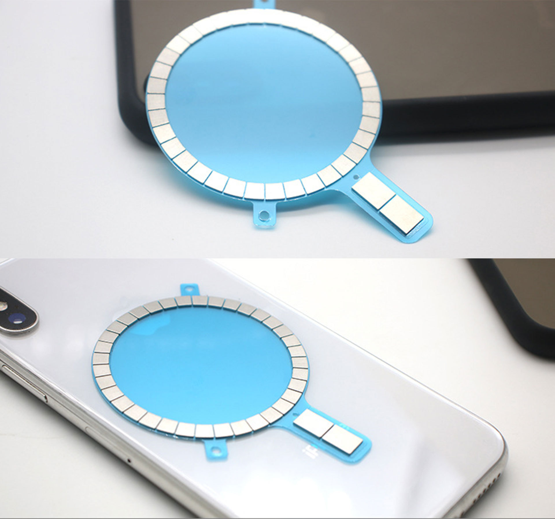Composite Neodymium Magnet Wireless Charging Magnetic Ring Snap Adapter for MagSafe Case