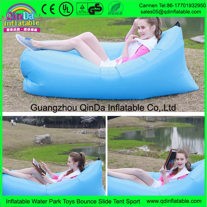 Protable camping gear recliner chair good price lazy sleeping bag