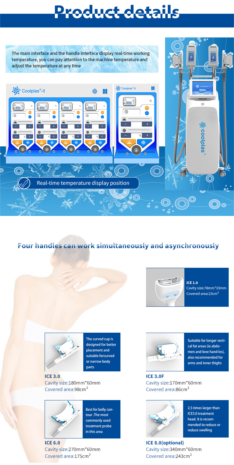 Sincoheren Coolplas Cryolipolysis Equipment Body Slimming And Fat Freezing