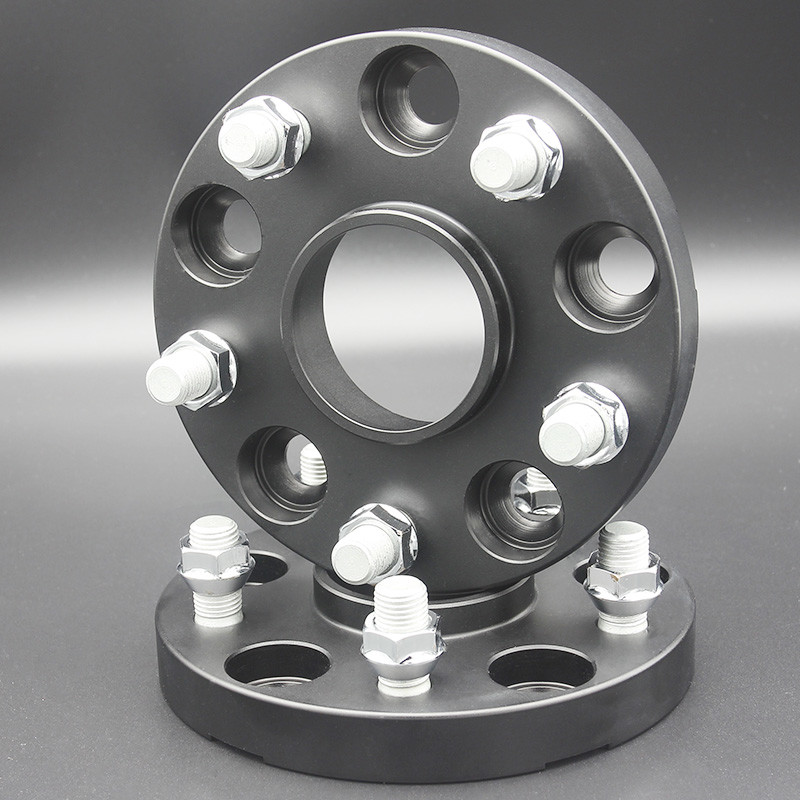 Anodized Black Forged Aluminum 5x120 Bolt Pattern Wheel Spacers For TESLA Model S Model X