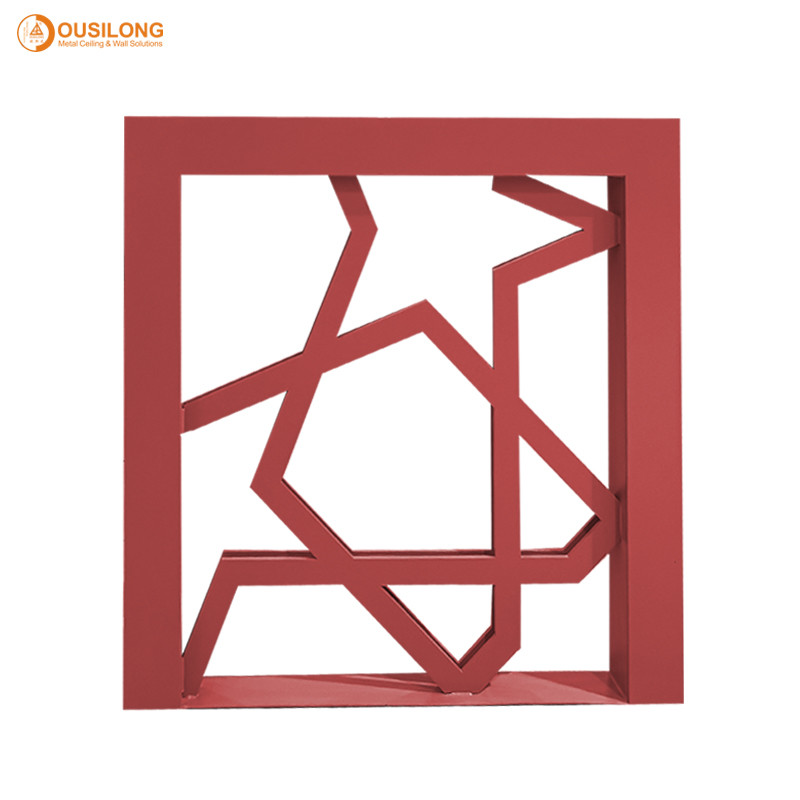 Laser Carving decorative metal wall panels with Culture Element Custom Made Pattern