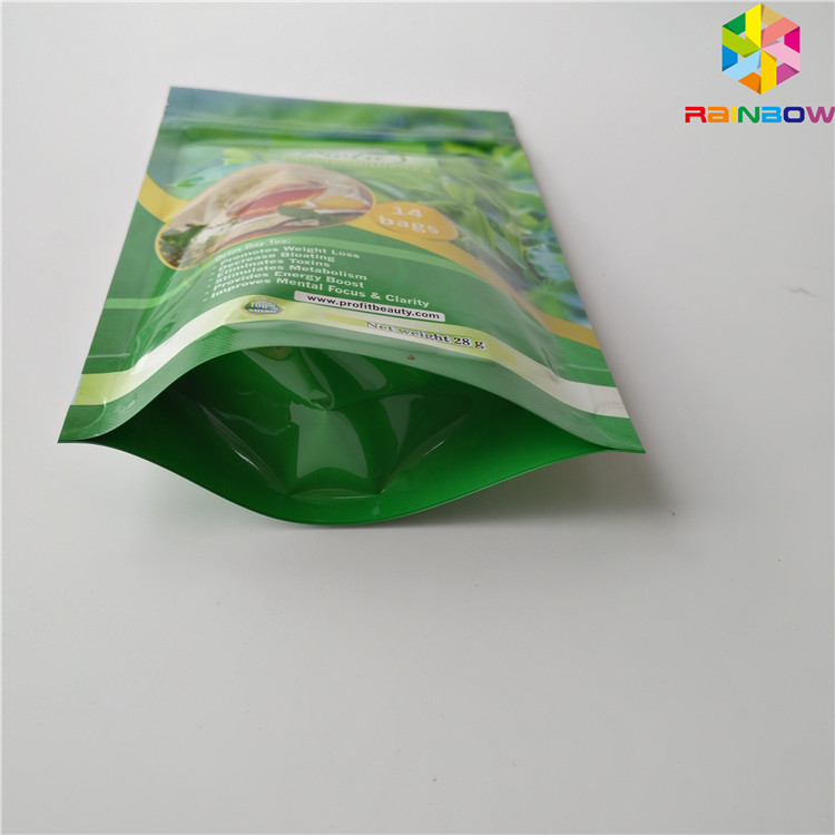 120 Microns Stand Up Matte Protein Powder Mylar Zip Pouches