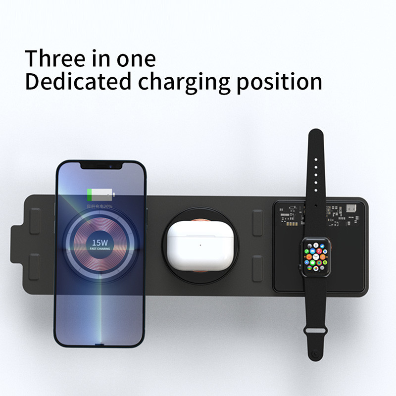 Most Selling Product Multifunction Chargers 3 In 1 Folding Magnetic Wireless Charger For Iphone 14